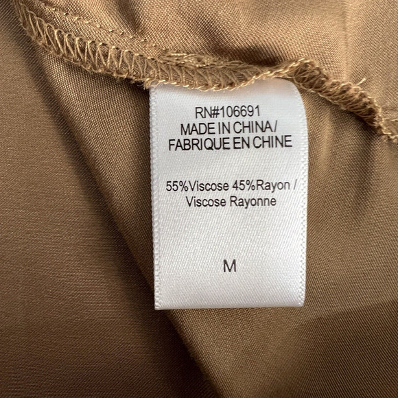 Young Fabulous & Broke Rosie Button Back Blouse In Burnt Sienna Workwear Med‎ - Picture 8 of 8